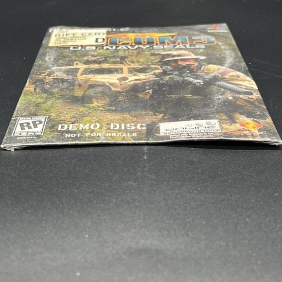 RARE PlayStation 2 SOCOM 3 U.S. Navy SEALs Demo Disc 2005 Sony PS2 SEALED - Picture 3 of 4